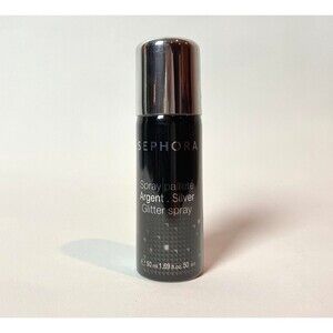 SEPHORA Hair & Body Silver Glitter Spray 1.69 fl oz New Sealed Rare Discontinued